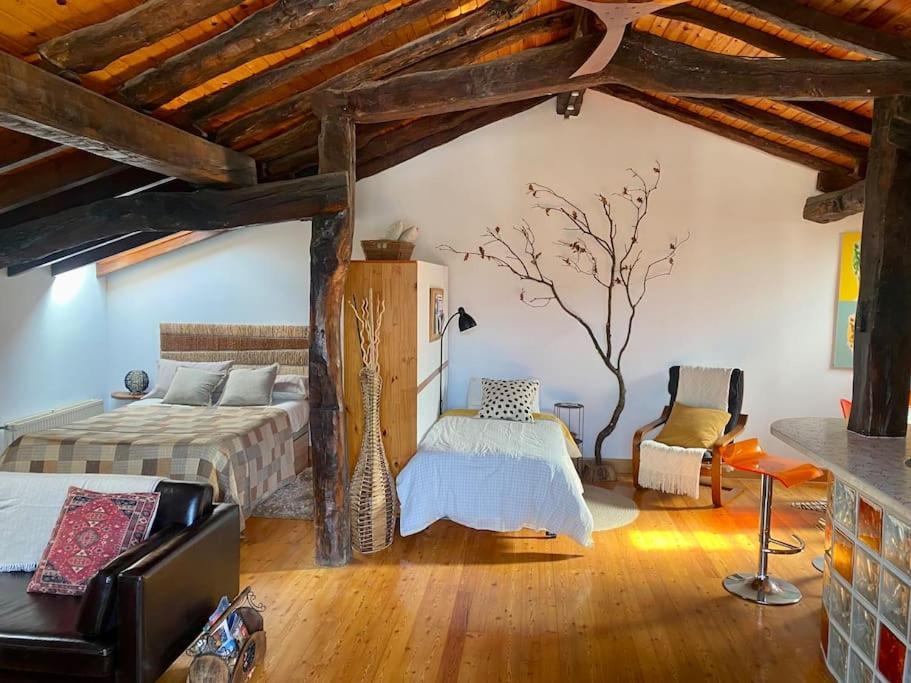Bilbo Near Atico Rural Con Terraza Apartment Басаури Екстериор снимка