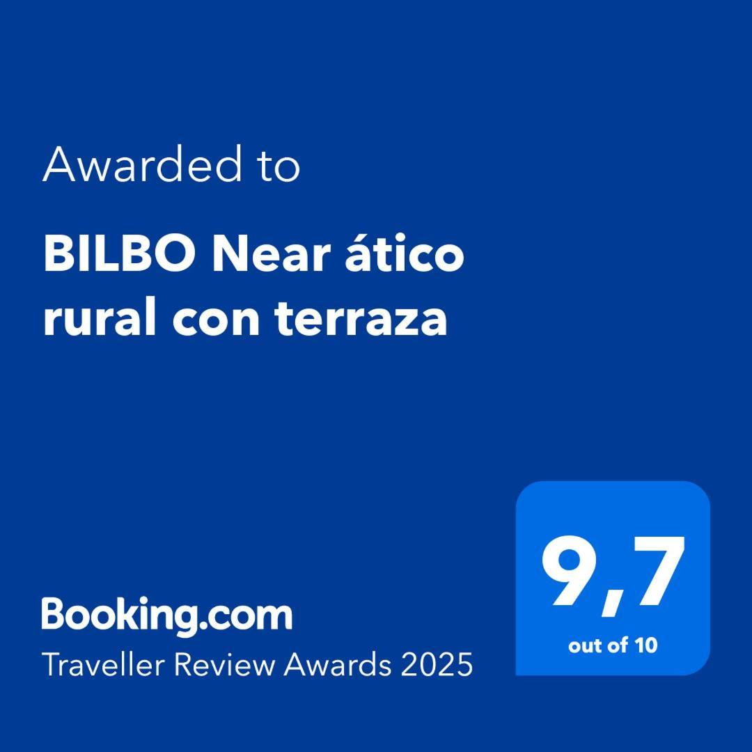 Bilbo Near Atico Rural Con Terraza Apartment Басаури Екстериор снимка